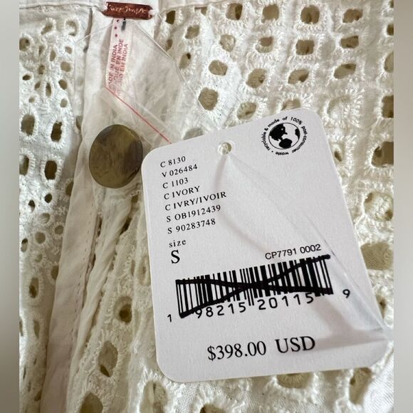 Free People Marieanne Eyelet Maxi Dress/ size S - Picture 13 of 13